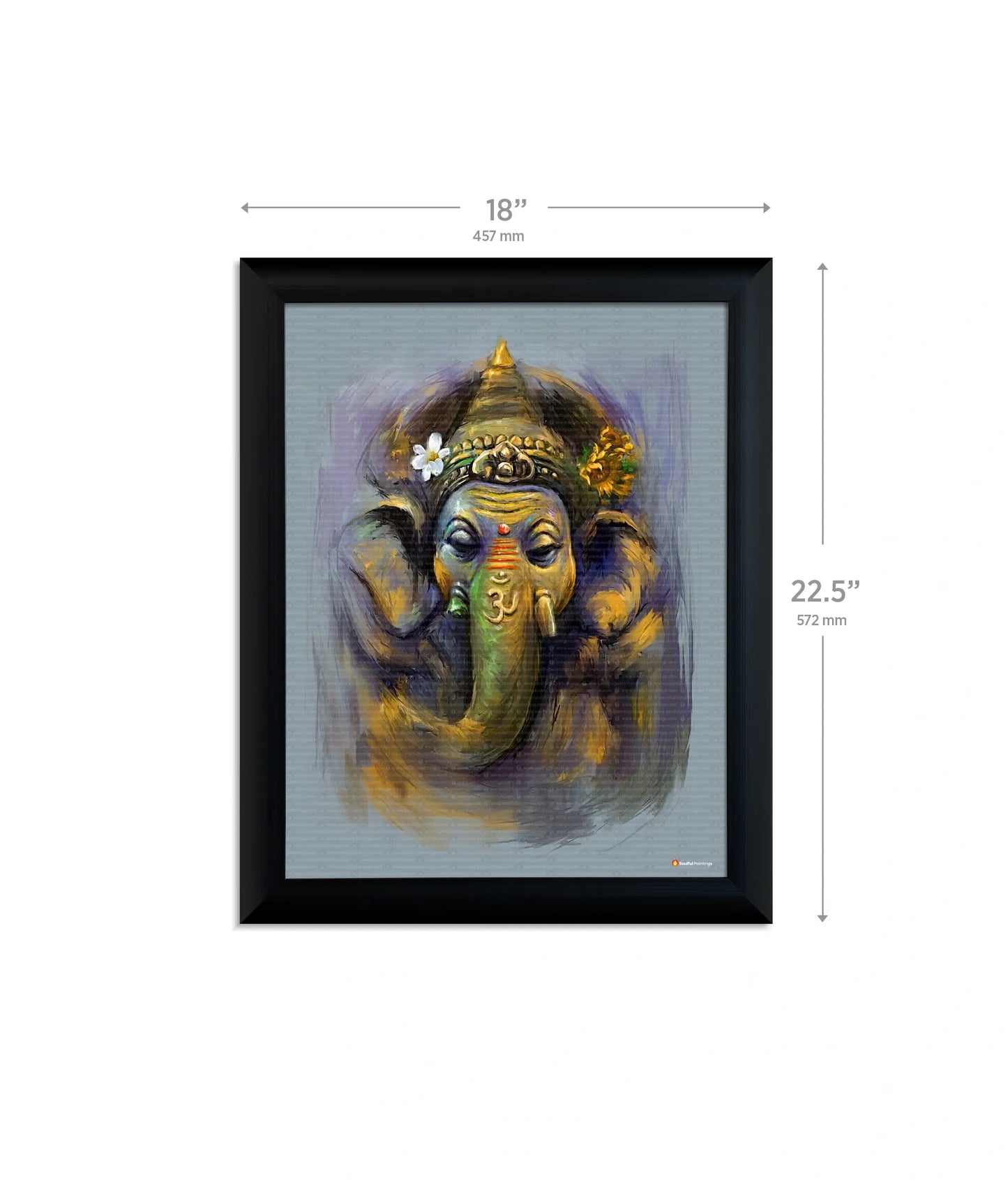 Modern Abstract Ganesha Painting