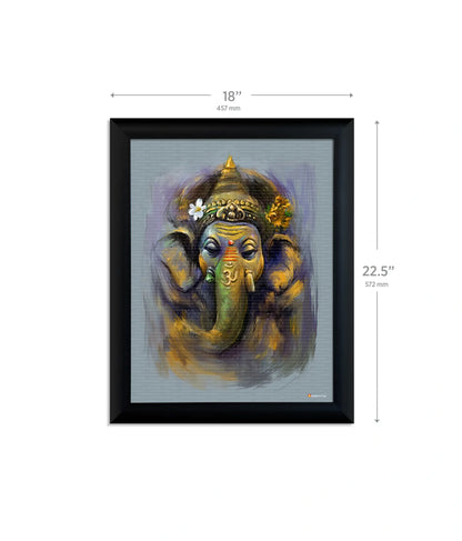 Modern Abstract Ganesha Painting