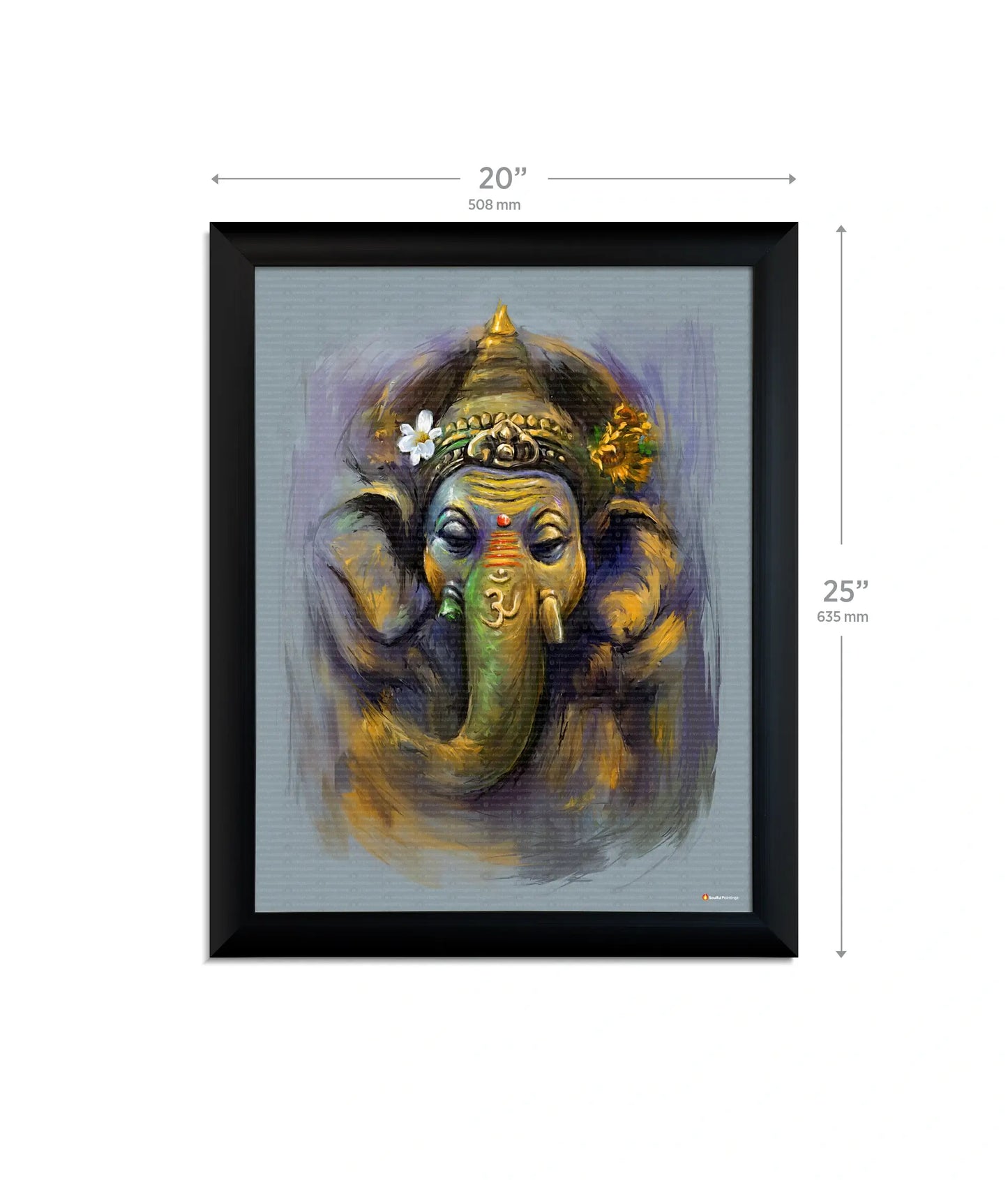 Modern Abstract Ganesha Painting