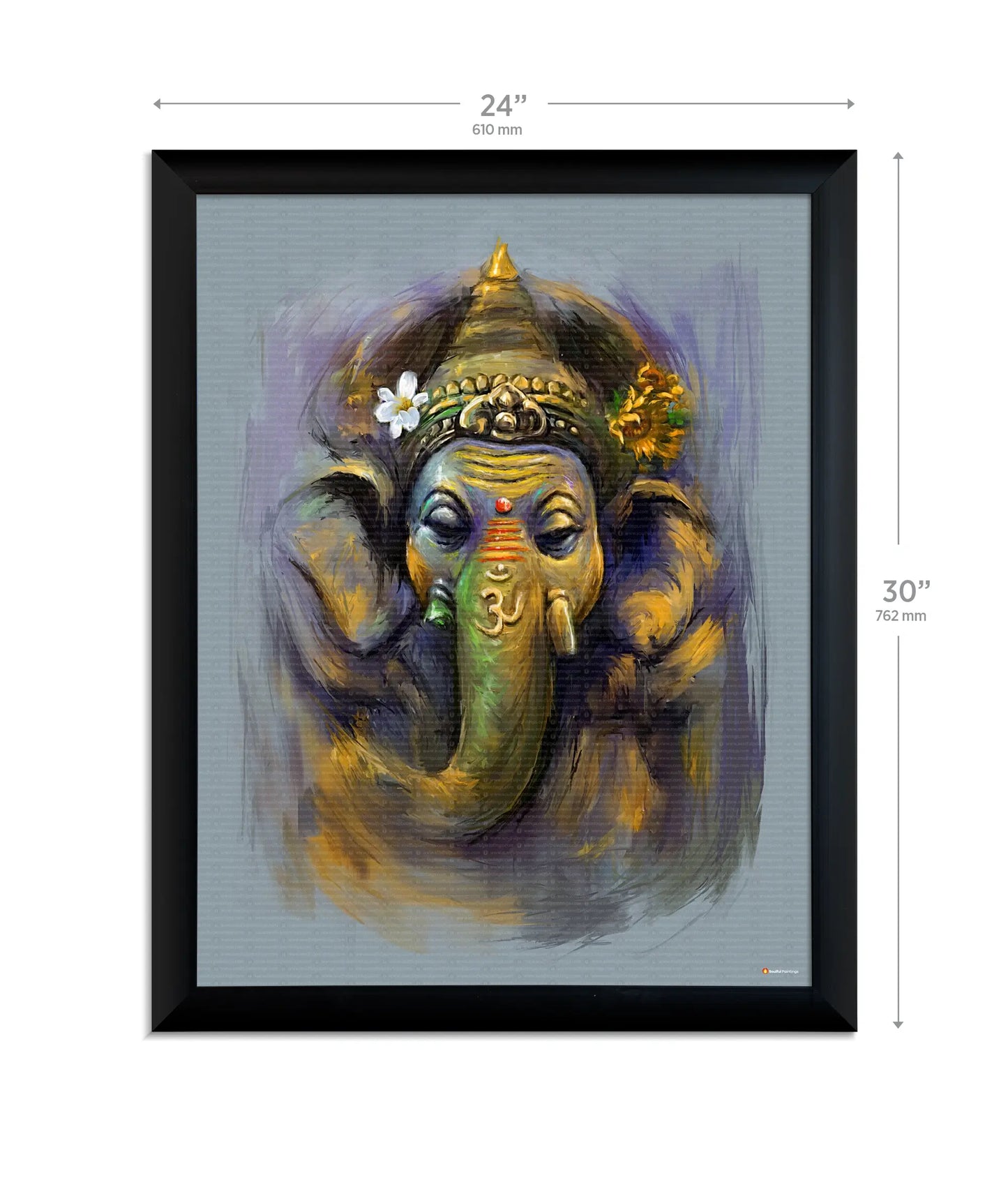 Modern Abstract Ganesha Painting
