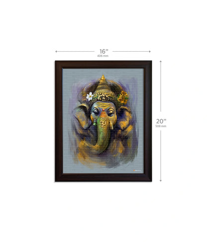 Modern Abstract Ganesha Painting