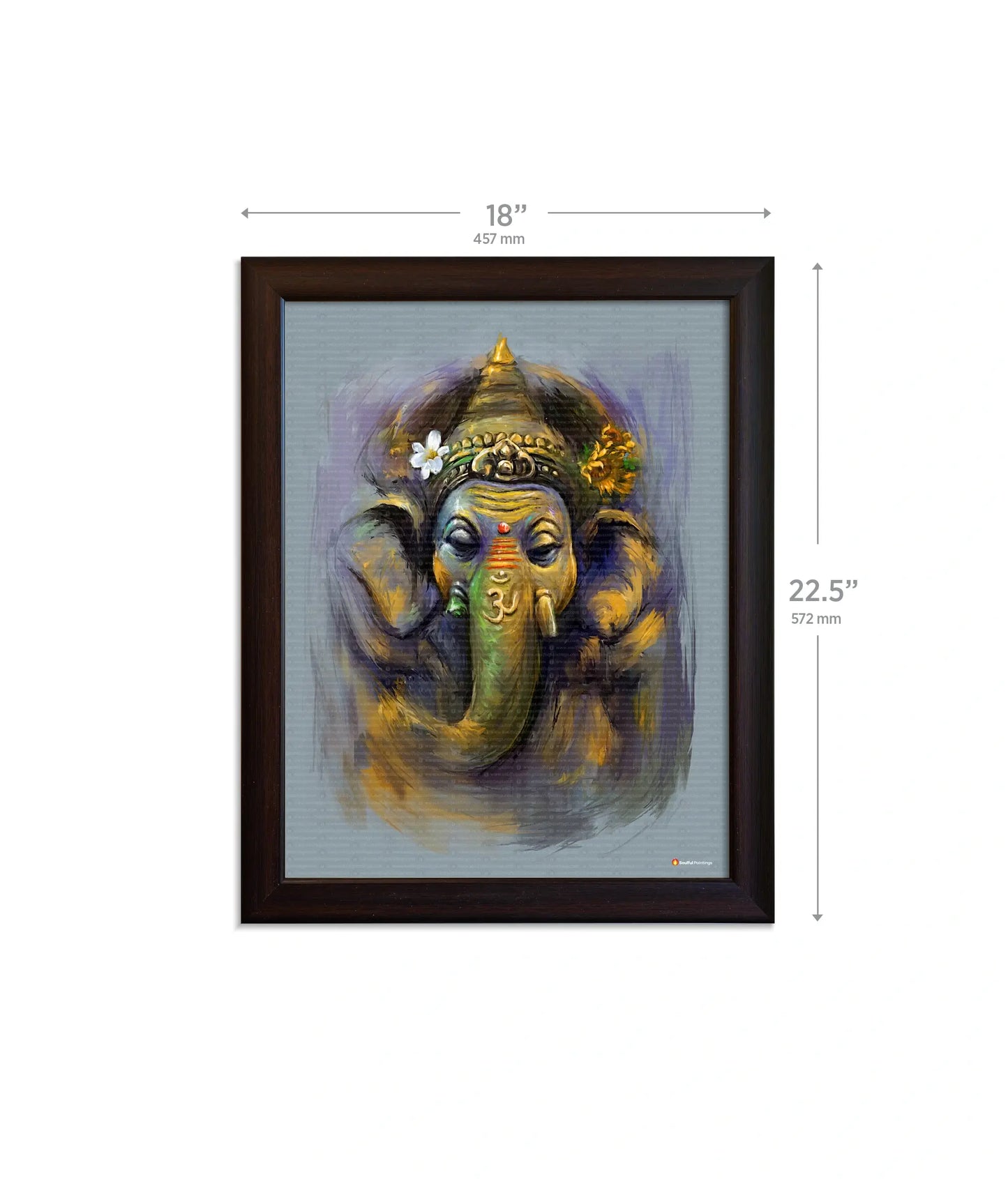 Modern Abstract Ganesha Painting