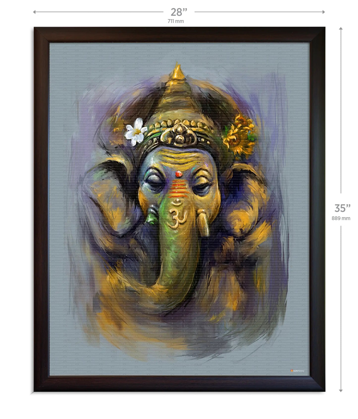 Modern Abstract Ganesha Painting
