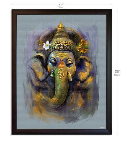 Modern Abstract Ganesha Painting