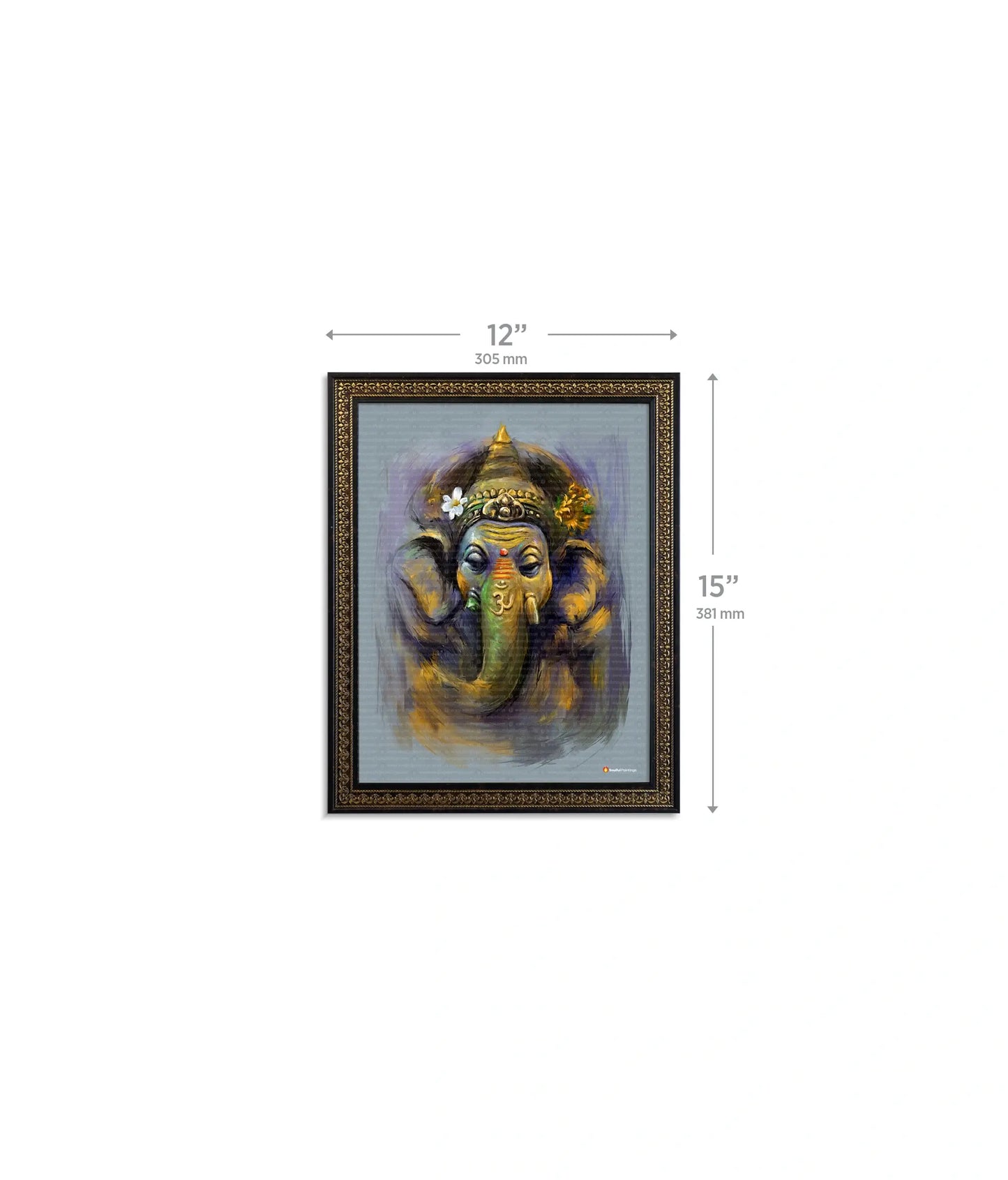 Modern Abstract Ganesha Painting