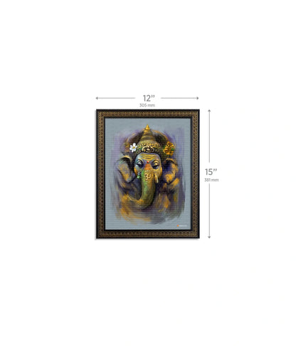 Modern Abstract Ganesha Painting