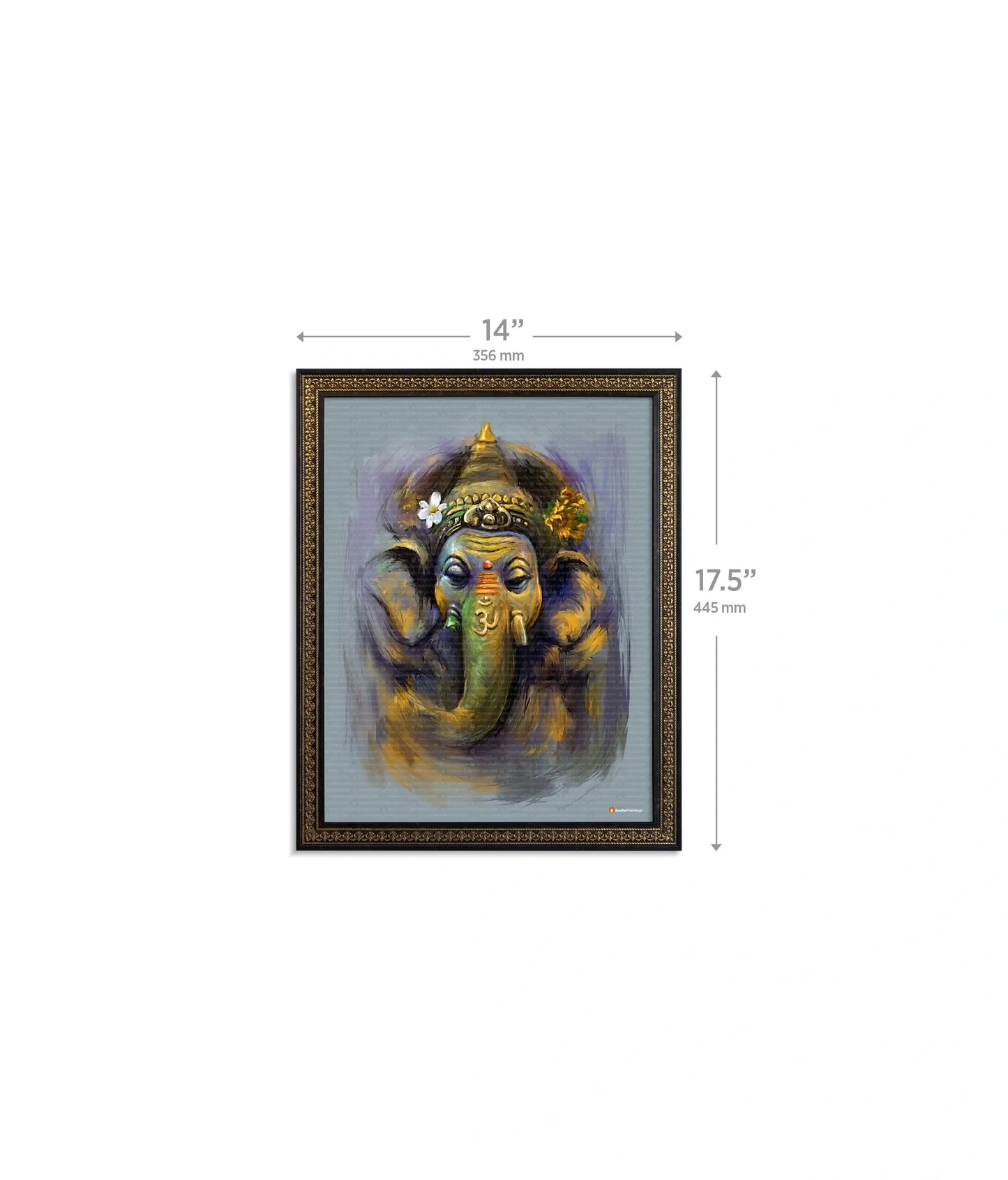 Modern Abstract Ganesha Painting