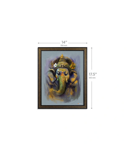 Modern Abstract Ganesha Painting