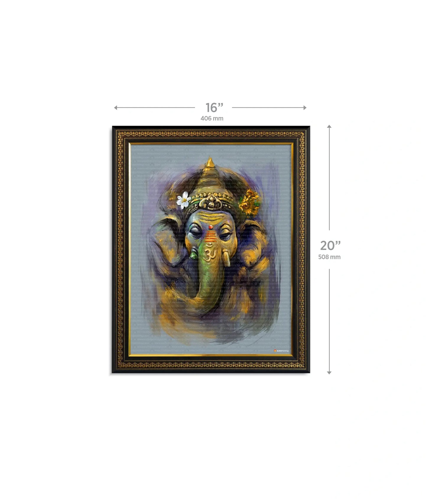 Modern Abstract Ganesha Painting