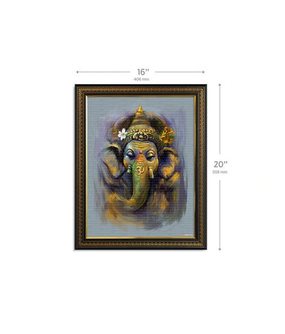 Modern Abstract Ganesha Painting