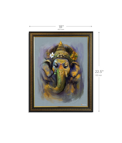 Modern Abstract Ganesha Painting
