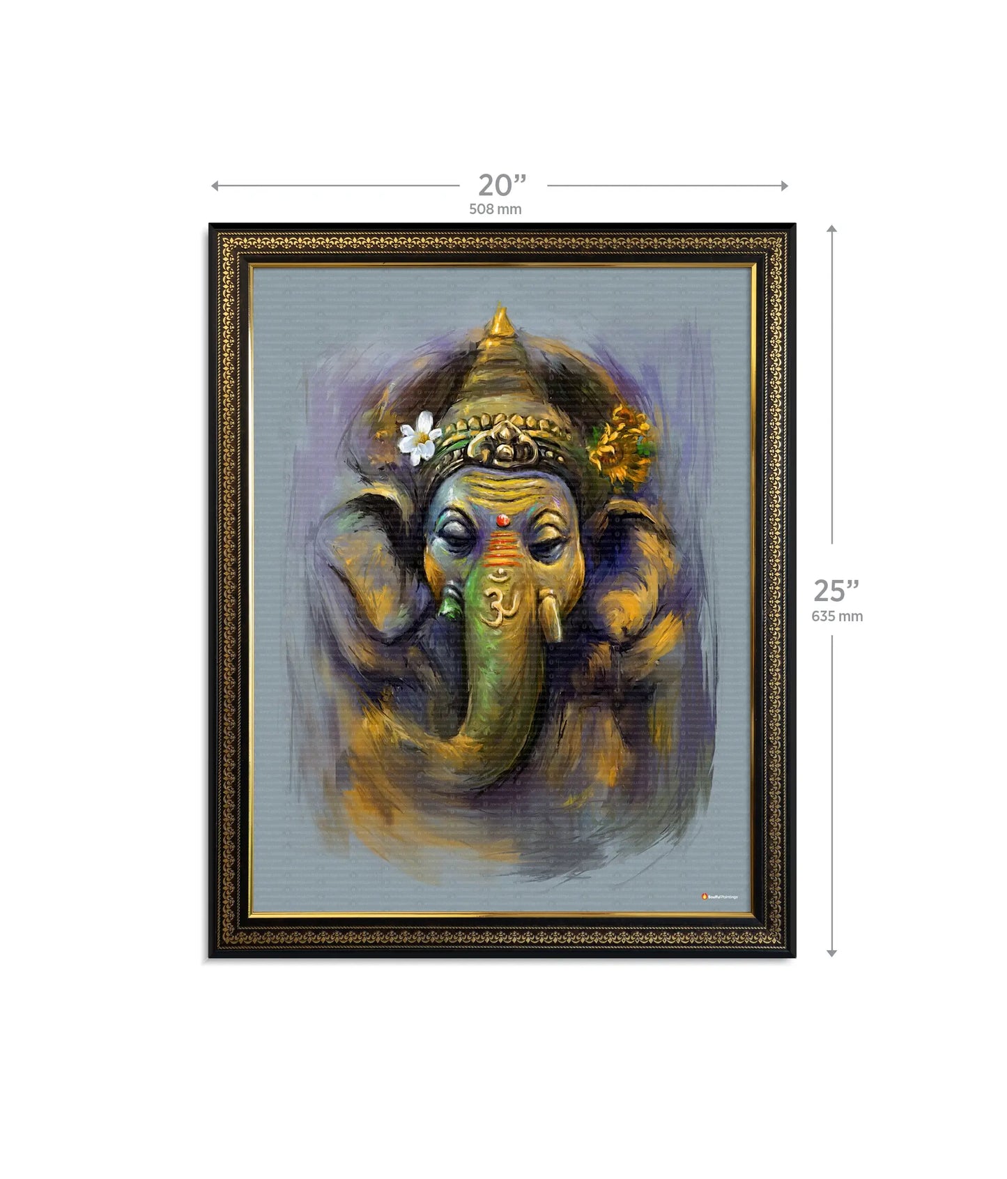 Modern Abstract Ganesha Painting
