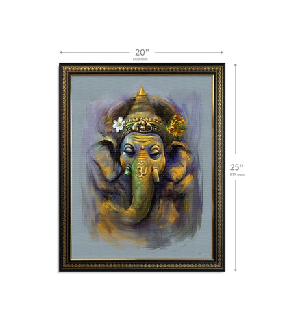 Modern Abstract Ganesha Painting