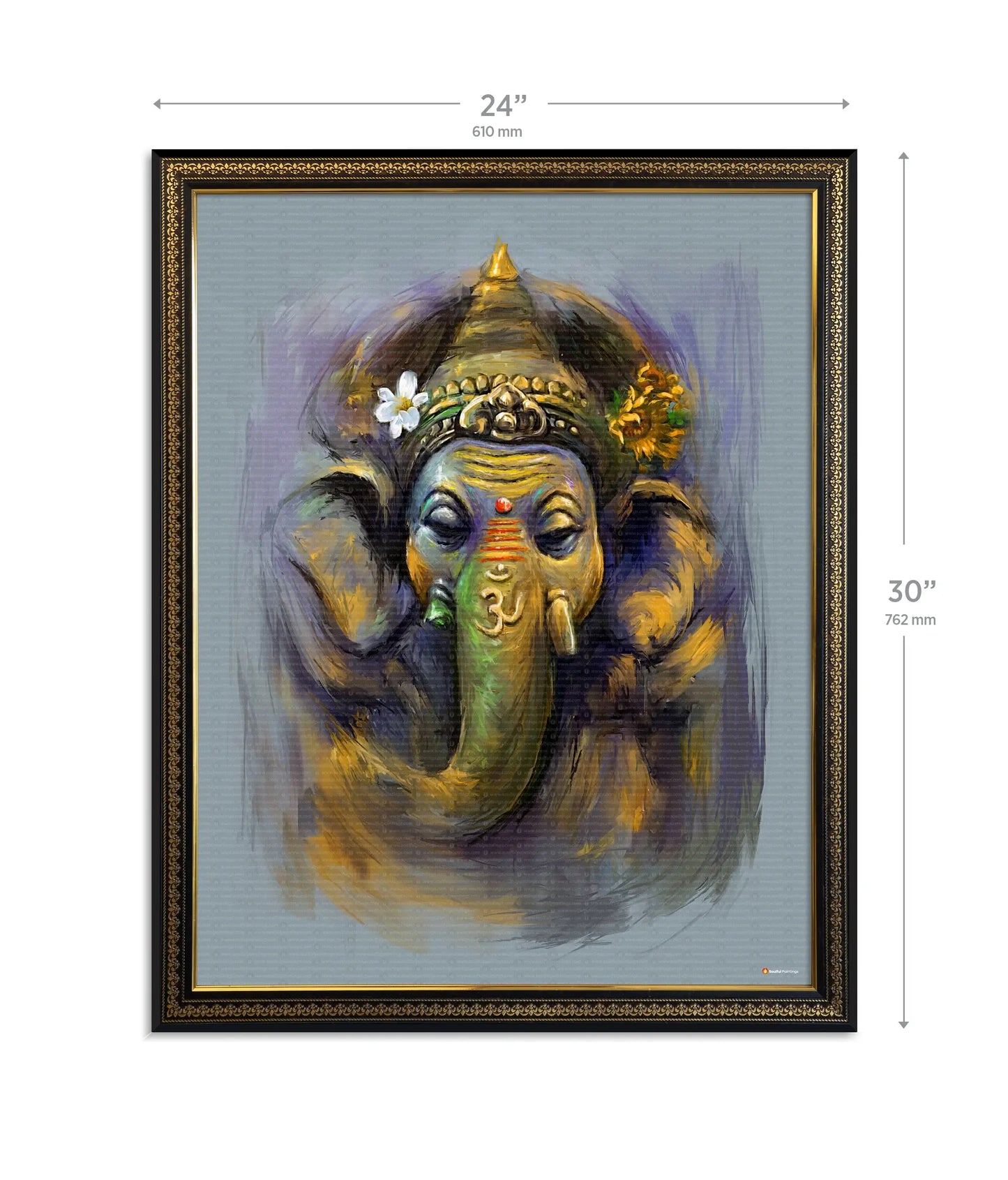 Modern Abstract Ganesha Painting
