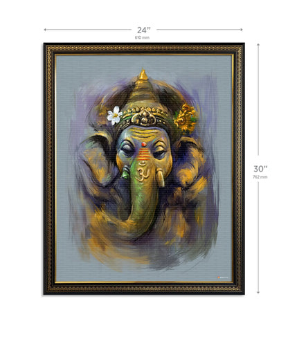 Modern Abstract Ganesha Painting