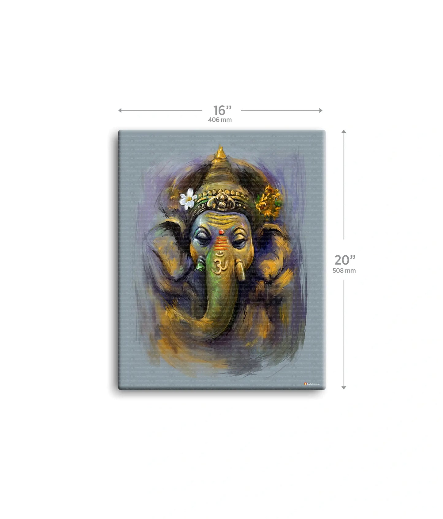 Modern Abstract Ganesha Painting