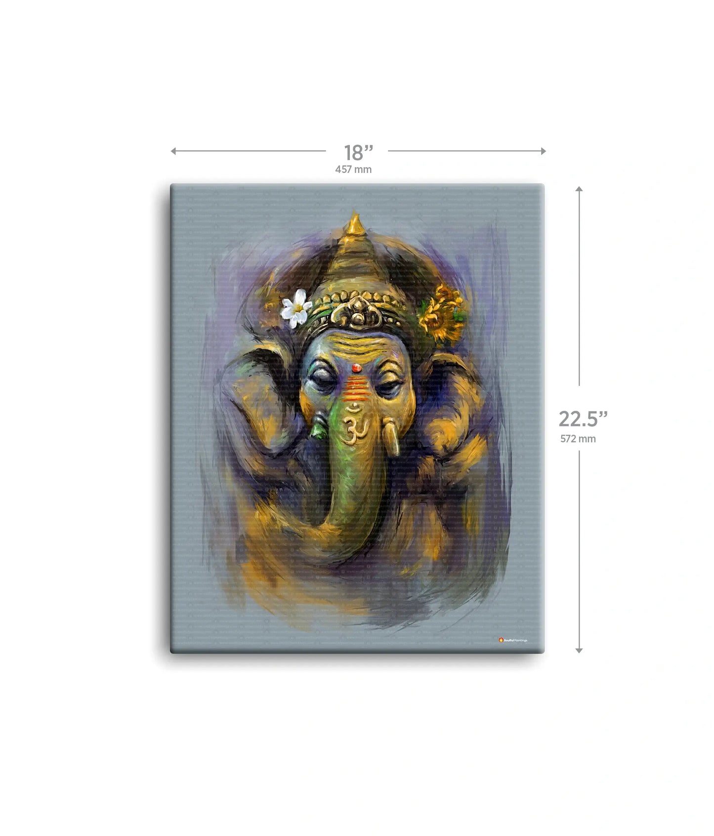 Modern Abstract Ganesha Painting