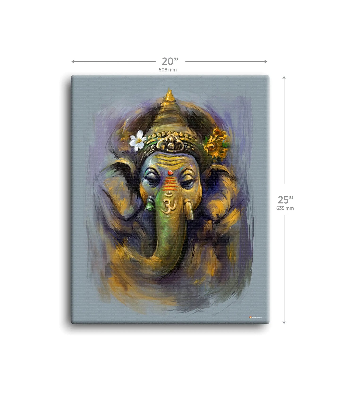 Modern Abstract Ganesha Painting