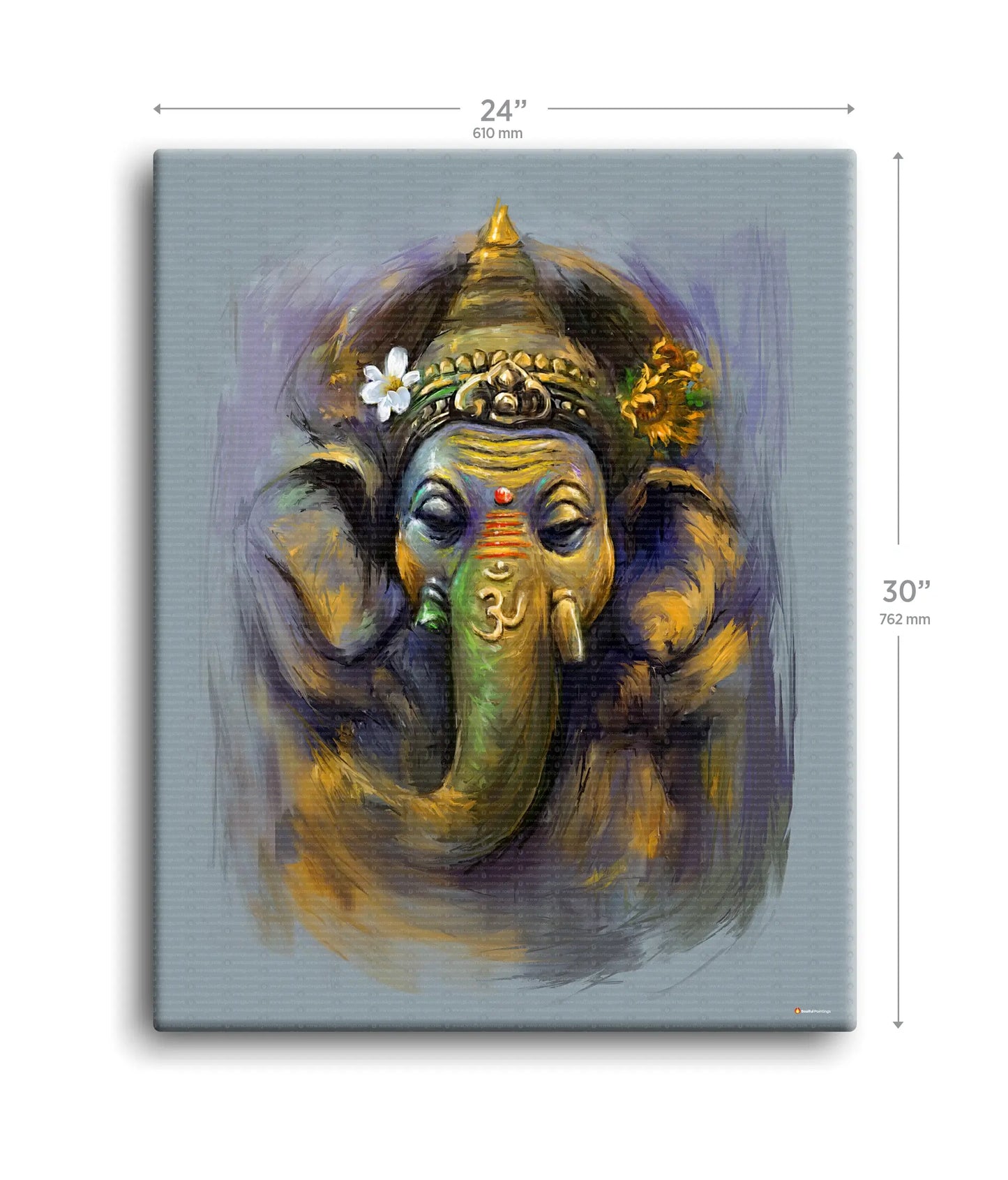 Modern Abstract Ganesha Painting