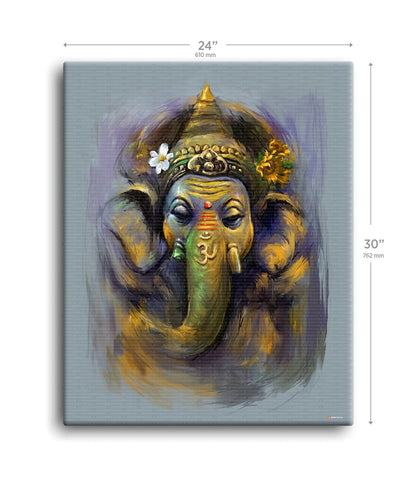 Modern Abstract Ganesha Painting