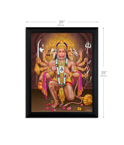 Panchmukhi Hanuman Ji Painting
