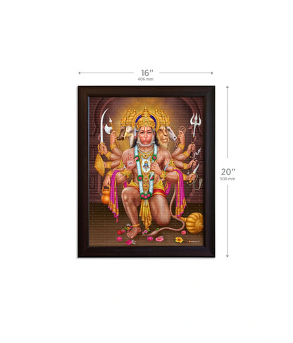 Panchmukhi Hanuman Ji Painting