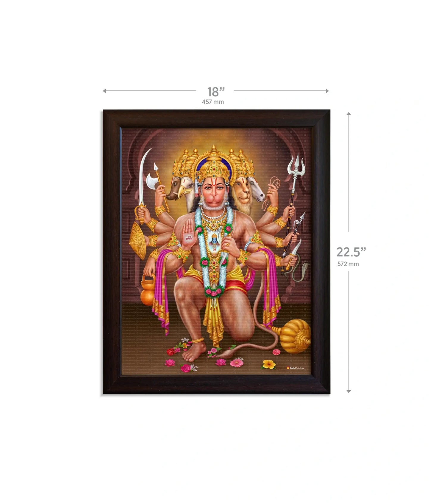 Panchmukhi Hanuman Ji Painting