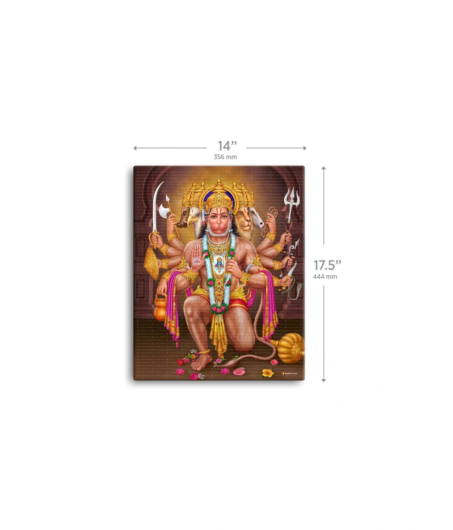 Panchmukhi Hanuman Ji Painting