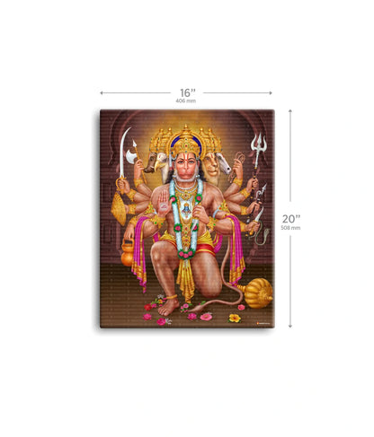 Panchmukhi Hanuman Ji Painting