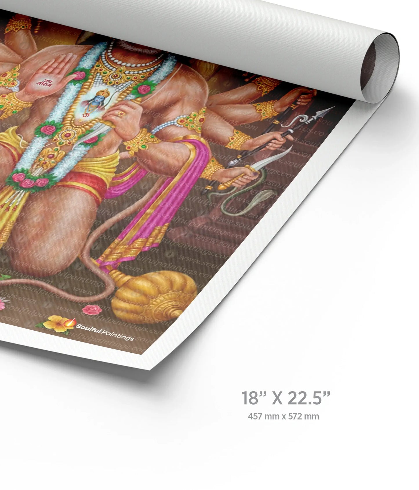 Panchmukhi Hanuman Ji Painting