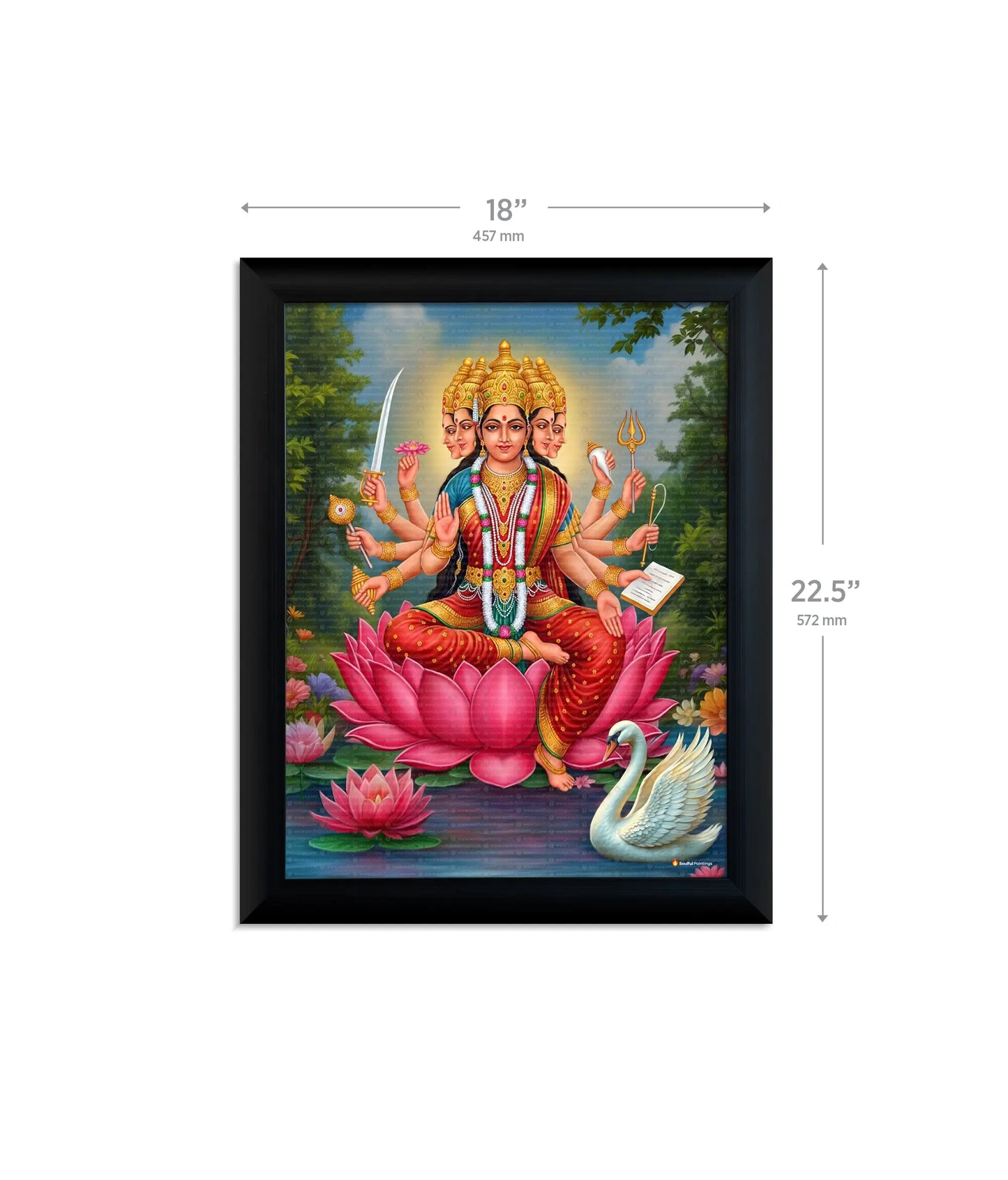 Gayatri Mata Painting