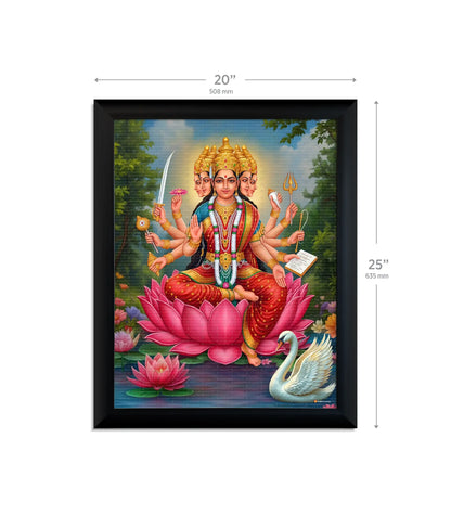 Gayatri Mata Painting