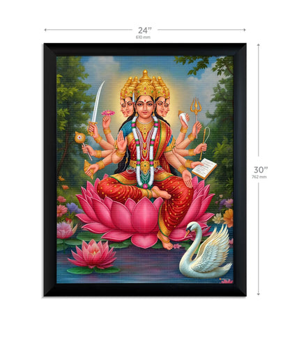 Gayatri Mata Painting