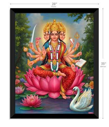 Gayatri Mata Painting