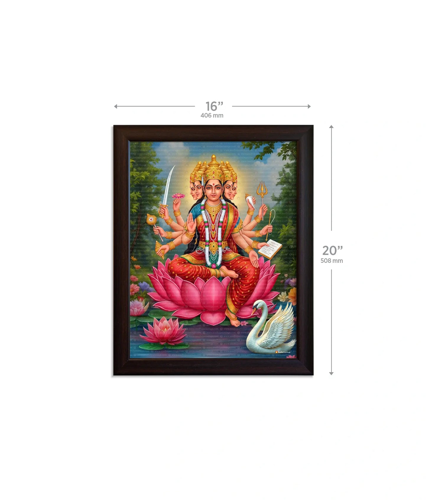 Gayatri Mata Painting