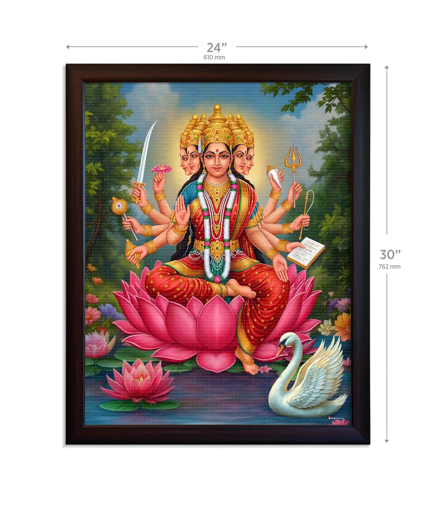 Gayatri Mata Painting