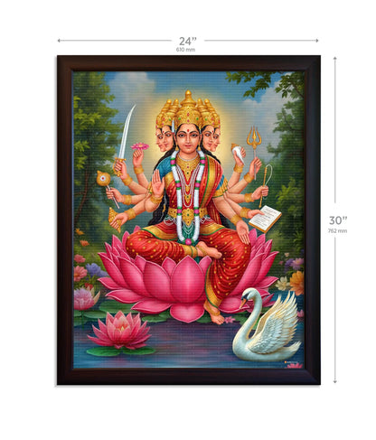 Gayatri Mata Painting