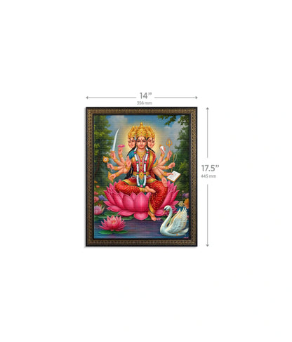 Gayatri Mata Painting