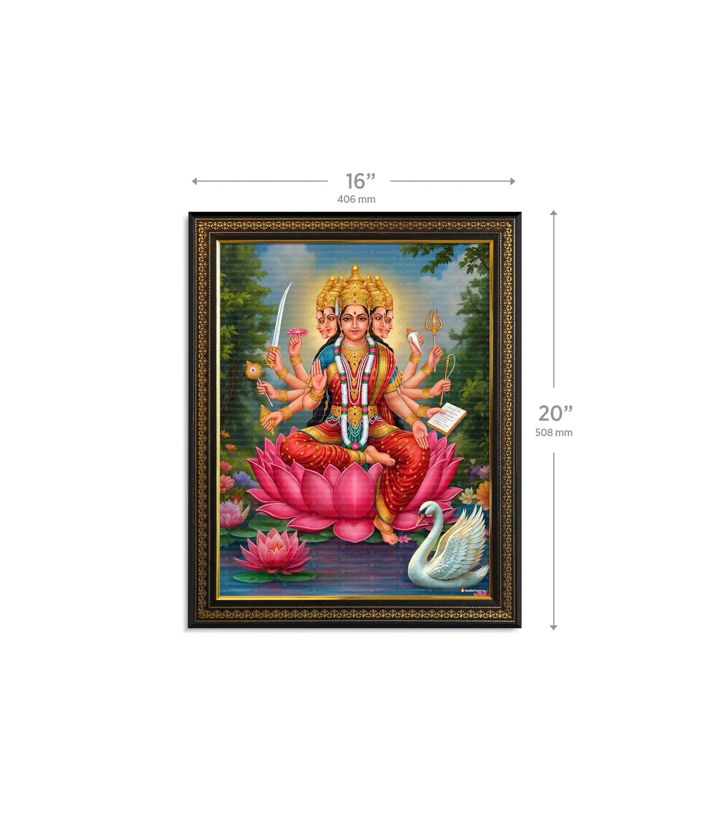 Gayatri Mata Painting