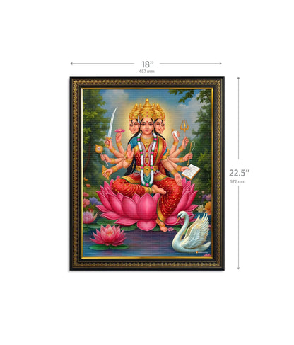 Gayatri Mata Painting