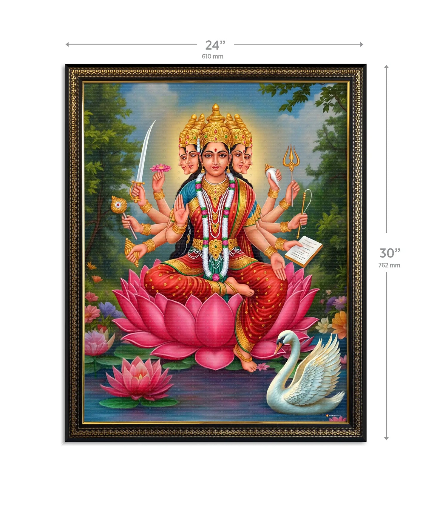 Gayatri Mata Painting
