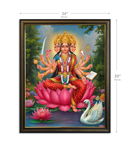 Gayatri Mata Painting