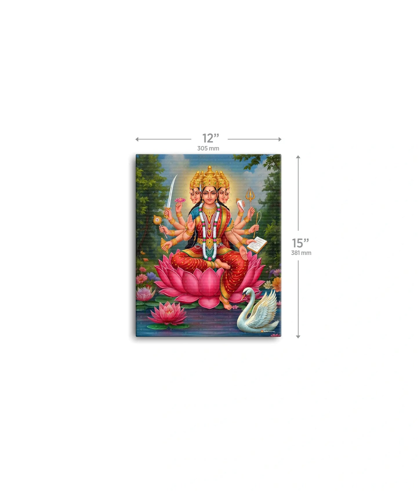 Gayatri Mata Painting