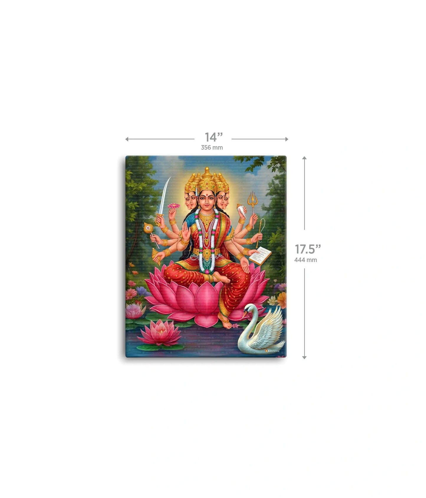 Gayatri Mata Painting