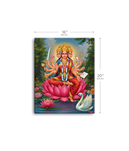 Gayatri Mata Painting
