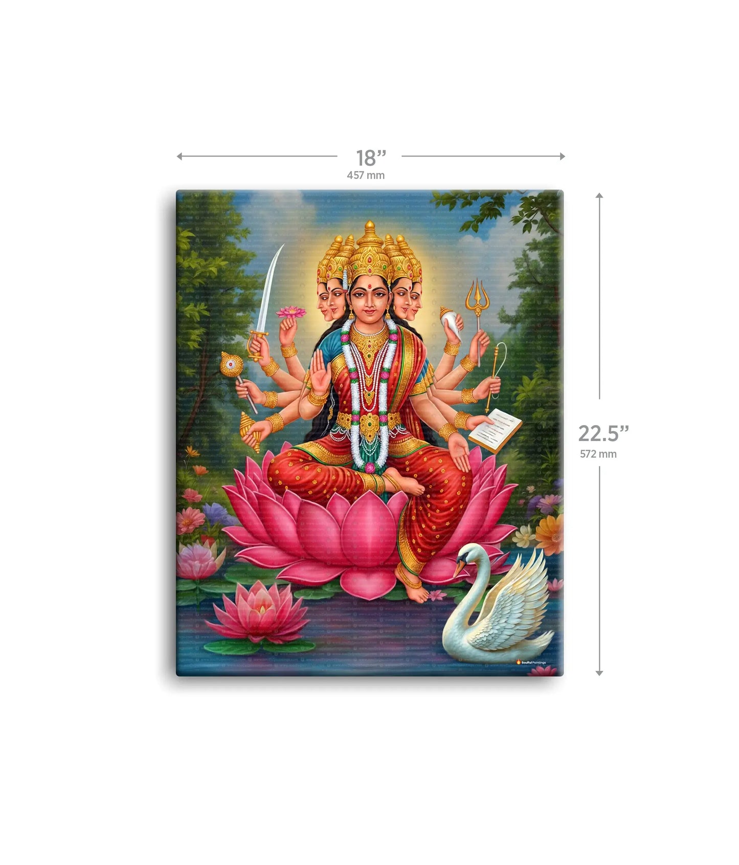 Gayatri Mata Painting