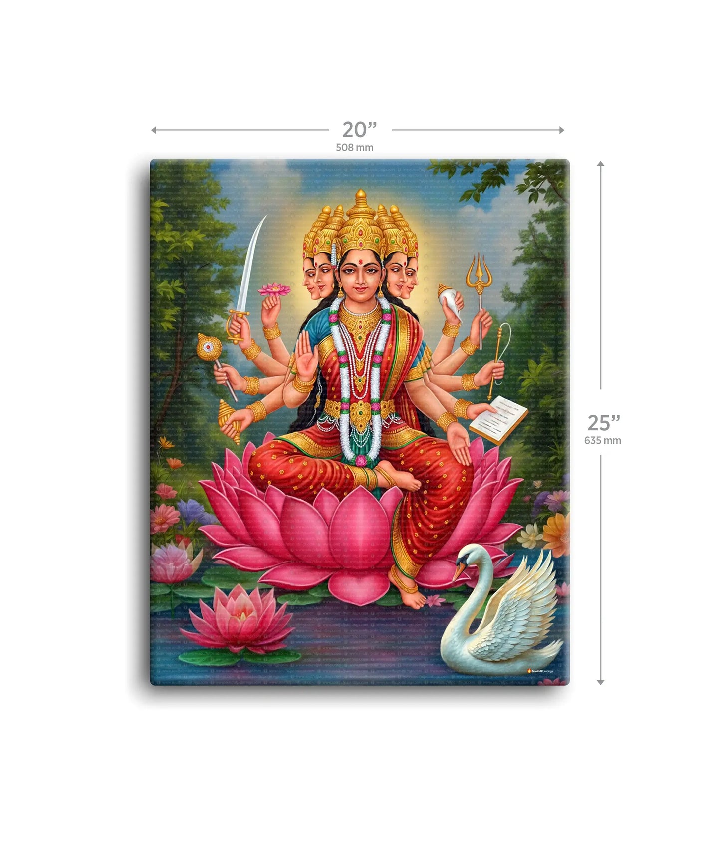 Gayatri Mata Painting